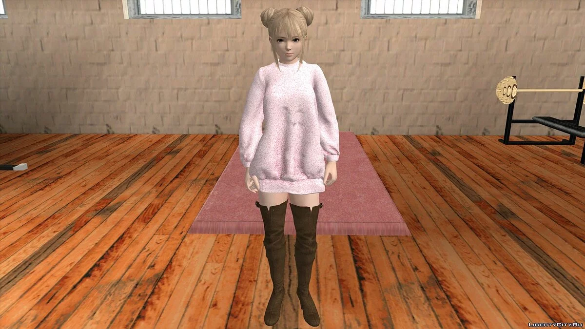 Marie Rose in casual clothes v6 / GTA San Andreas (iOS, Android)