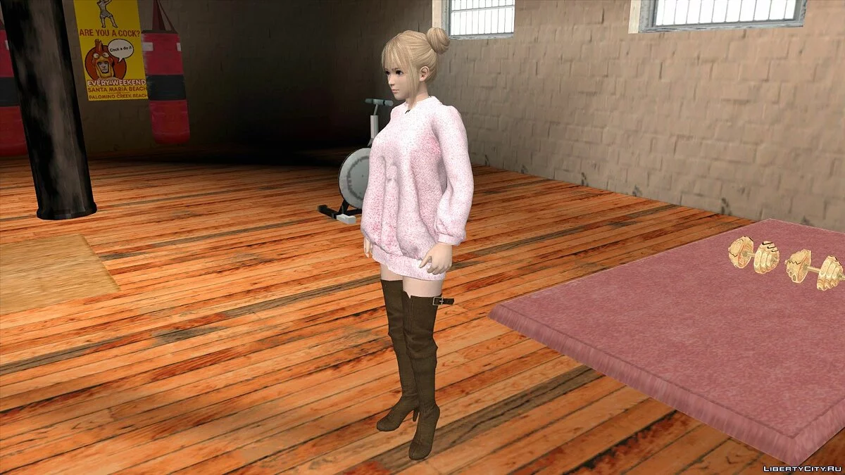 Marie Rose in casual clothes v6 / GTA San Andreas (iOS, Android)