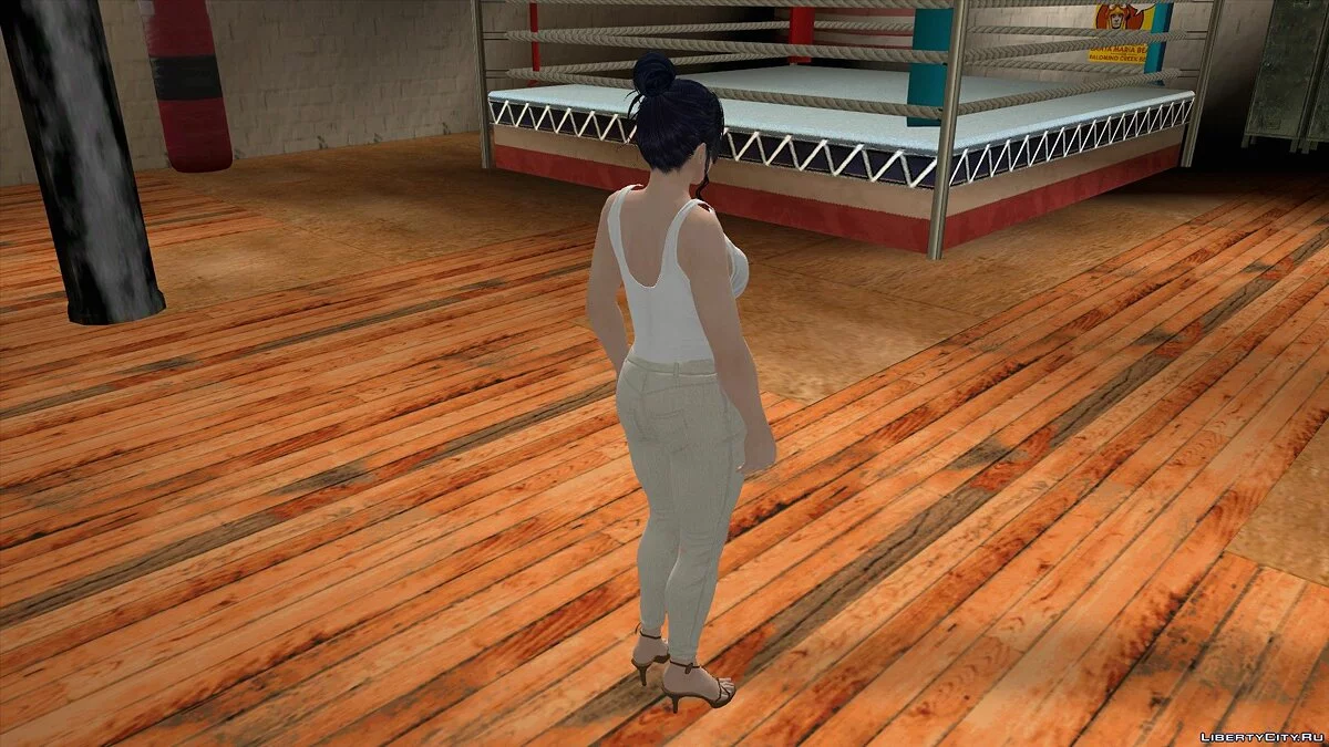 Nyotengu en ropa casual v8 / GTA San Andreas (iOS, Android)