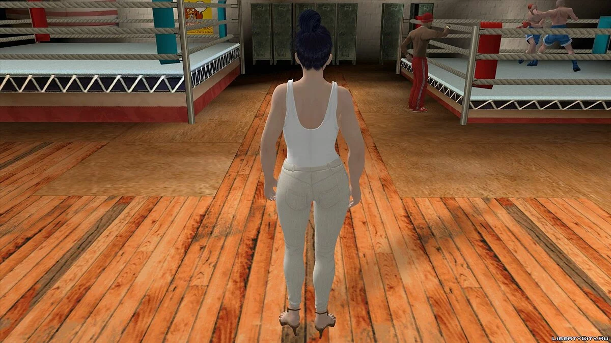 Nyotengu en ropa casual v8 / GTA San Andreas (iOS, Android)