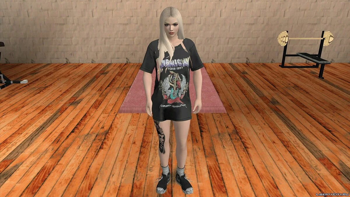 Rachel en ropa casual v11 / GTA San Andreas (iOS, Android)