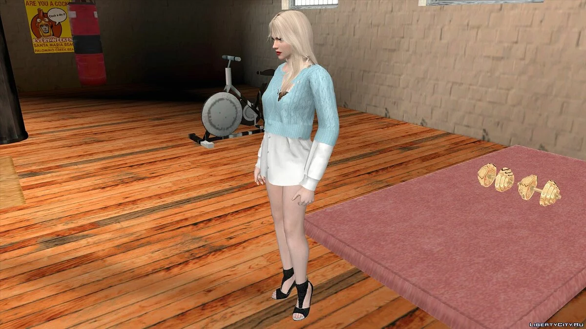 Рейчел в повседневной одежде v4 / GTA San Andreas (iOS, Android)