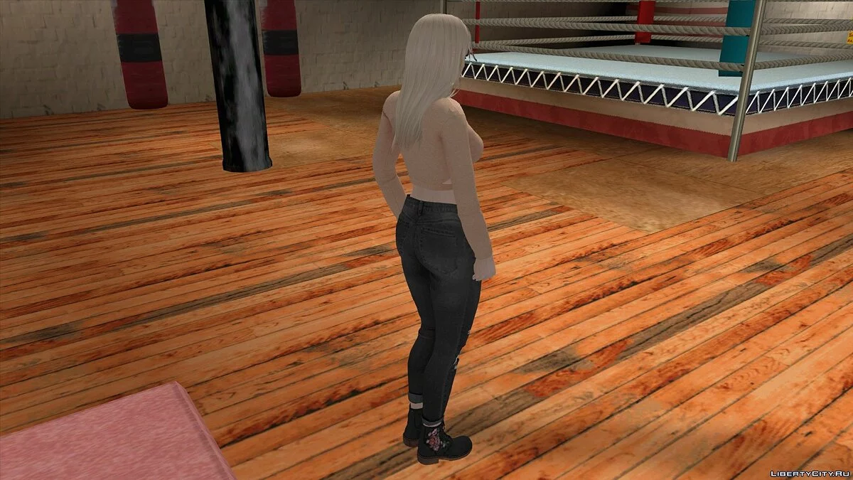 Rachel en tenue décontractée v5 / GTA San Andreas (iOS, Android)