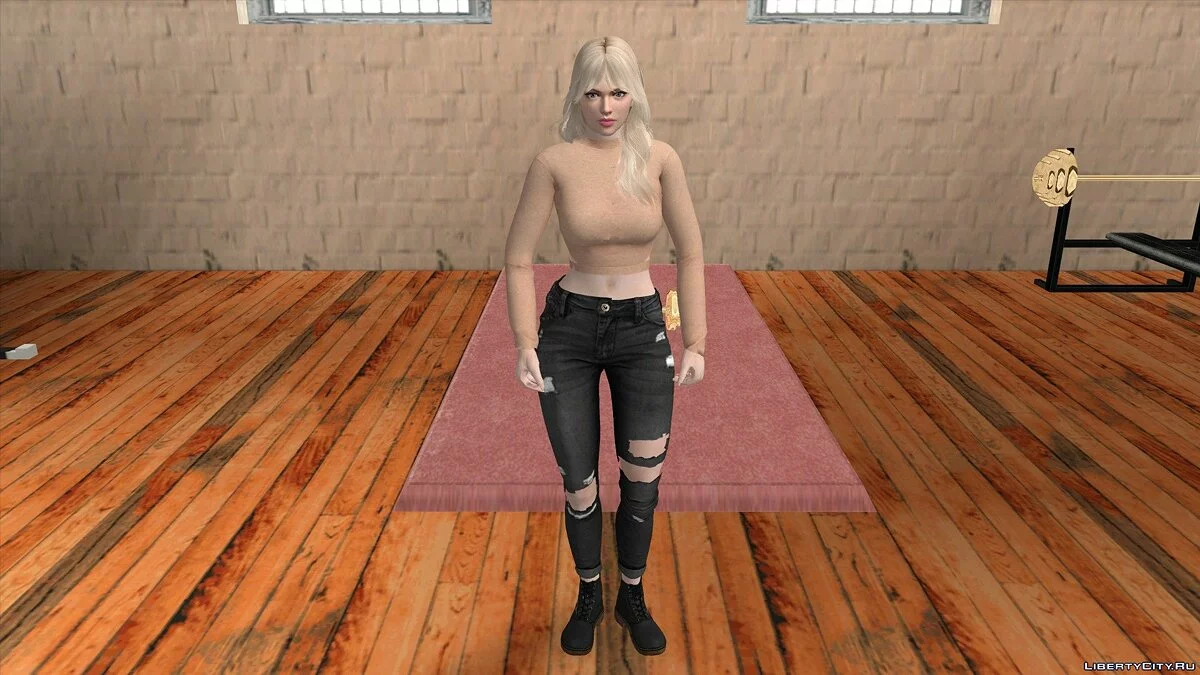 Rachel en tenue décontractée v5 / GTA San Andreas (iOS, Android)