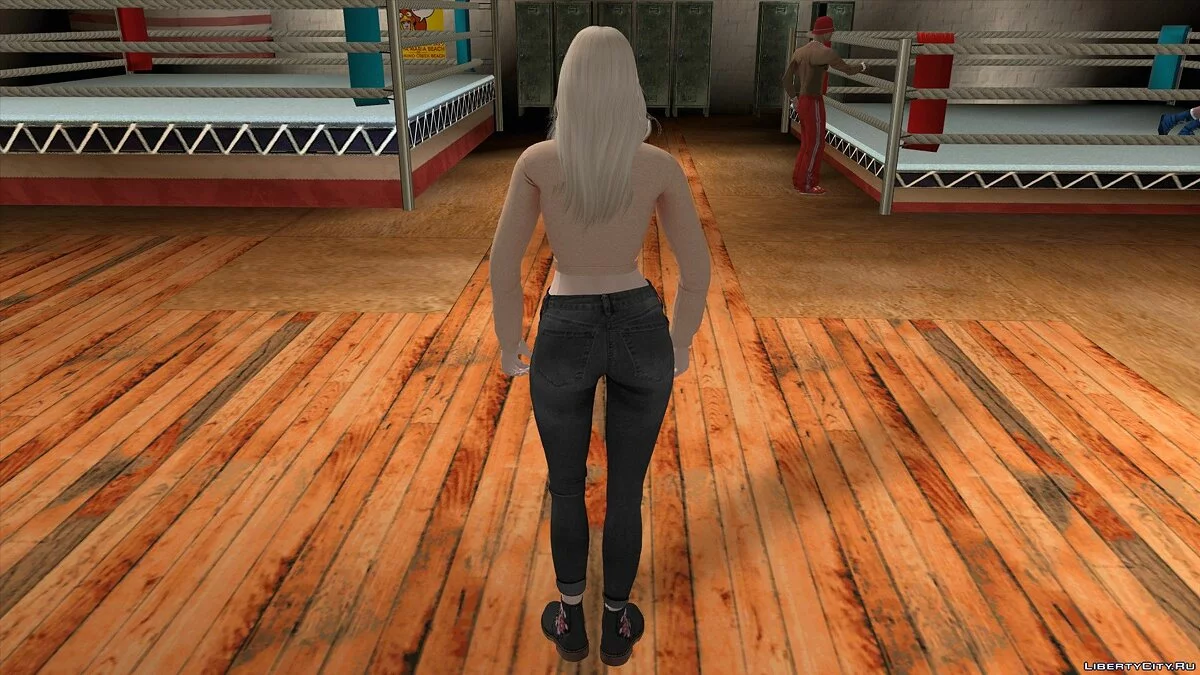 Rachel en tenue décontractée v5 / GTA San Andreas (iOS, Android)