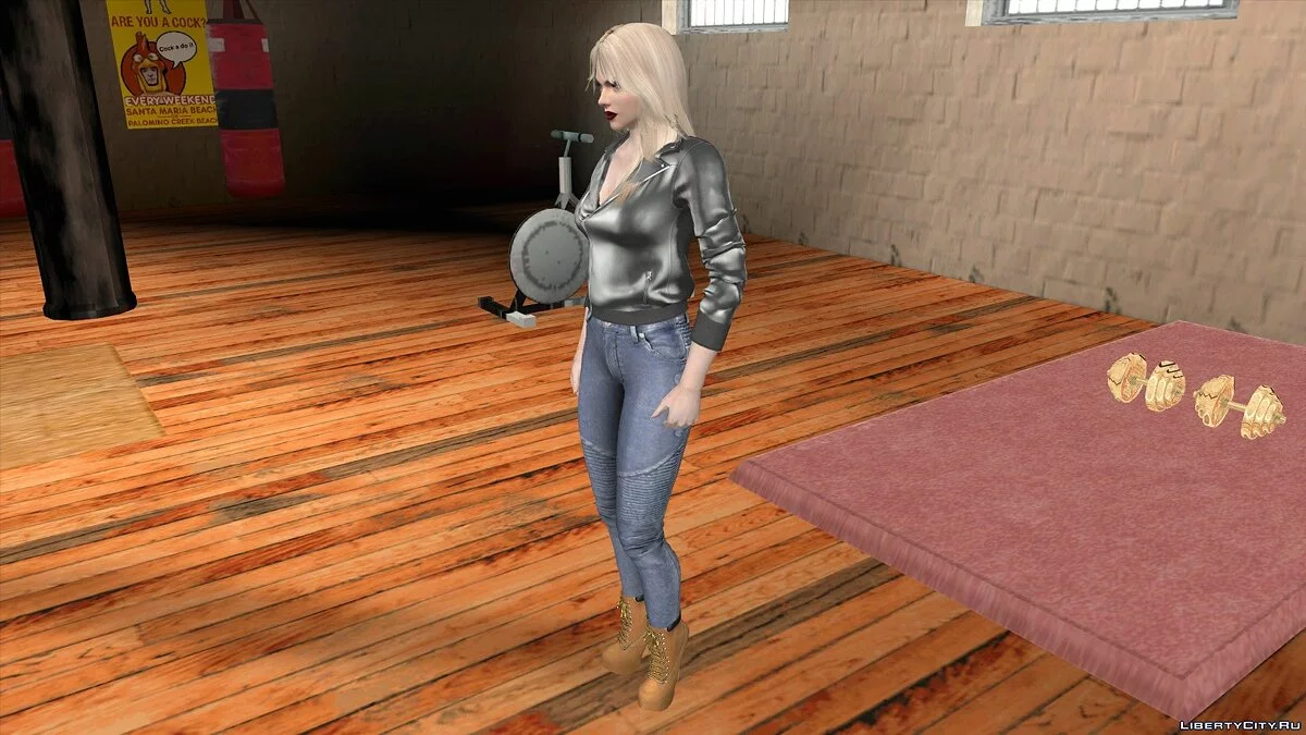 Rachel in casual clothes v8 / GTA San Andreas (iOS, Android)