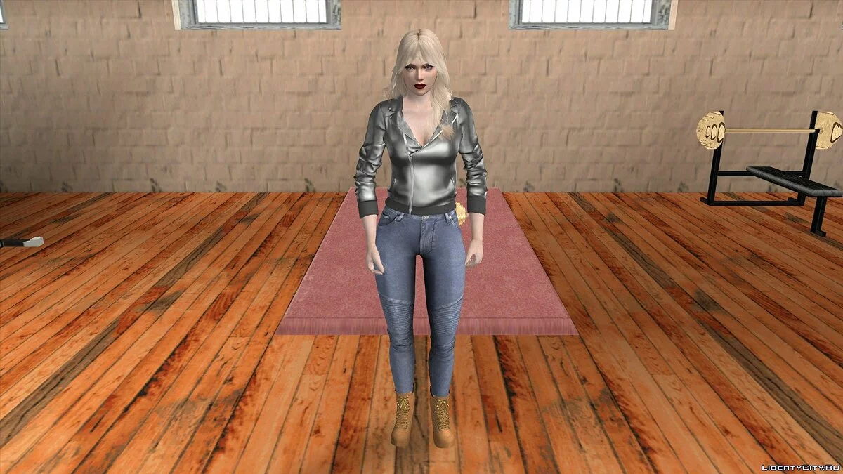 Rachel in casual clothes v8 / GTA San Andreas (iOS, Android)