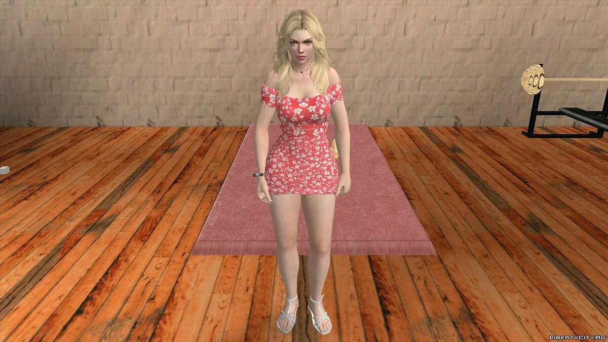 Rachel dalam pakaian sehari-hari / GTA San Andreas (iOS, Android)
