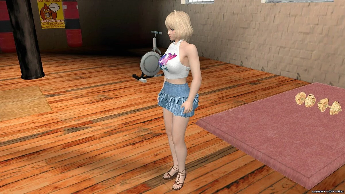تاماكي بالملابس اليومية v9 / GTA سان أندرياس (iOS، أندرويد)