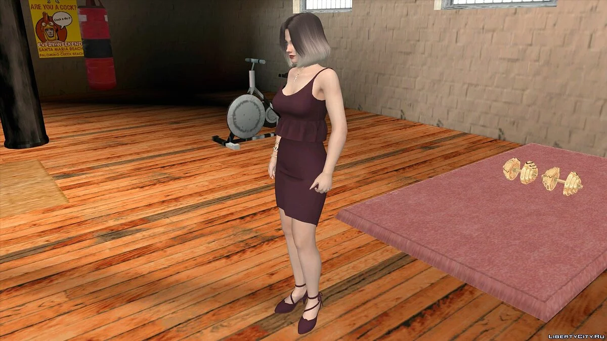 Tina Armstrong dalam Pakaian Sehari-hari v8 / GTA San Andreas (iOS, Android)
