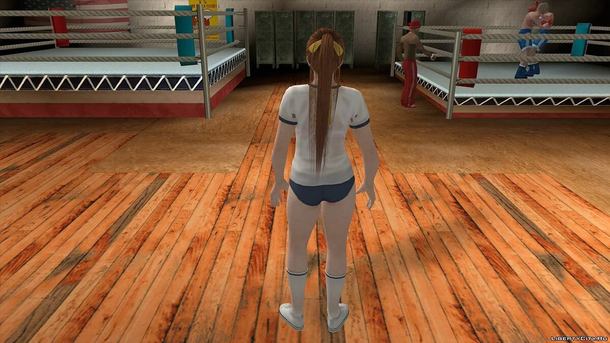 Касуми в прозрачной футболке / GTA San Andreas (iOS, Android)