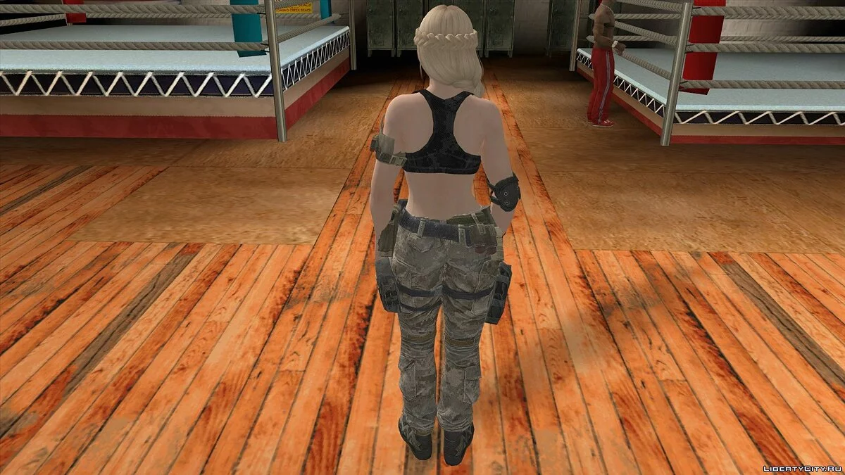Helena Douglas in Tarnkleidung / GTA San Andreas (iOS, Android)