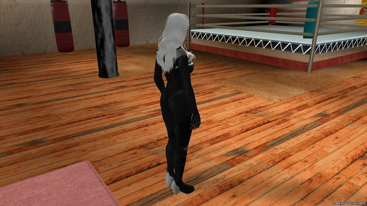 Christie im Black Cat-Kostüm / GTA San Andreas (iOS, Android)