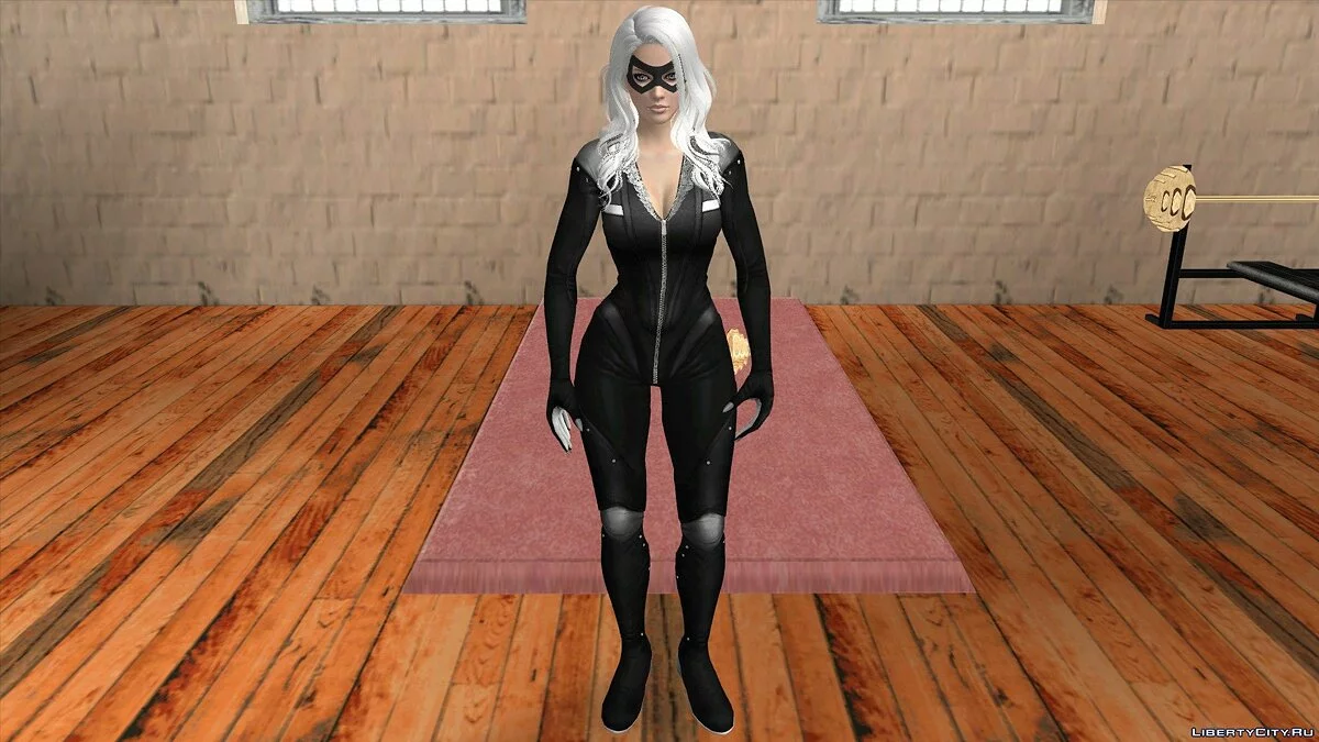 Christie im Black Cat-Kostüm / GTA San Andreas (iOS, Android)