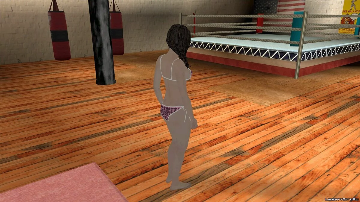 Mia Winters in bikini from Resident Evil 8: Village / GTA San Andreas (iOS, Android)