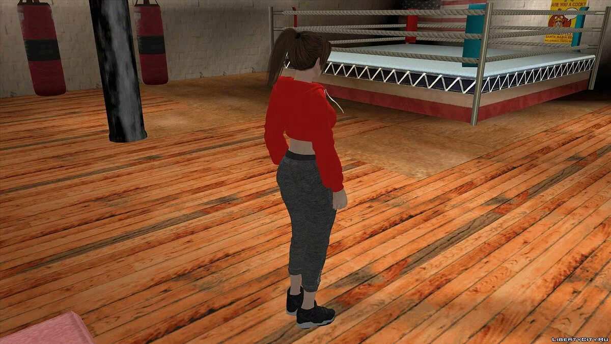 Май Ширануї в повсякденному одязі v8 / GTA San Andreas (iOS, Android)
