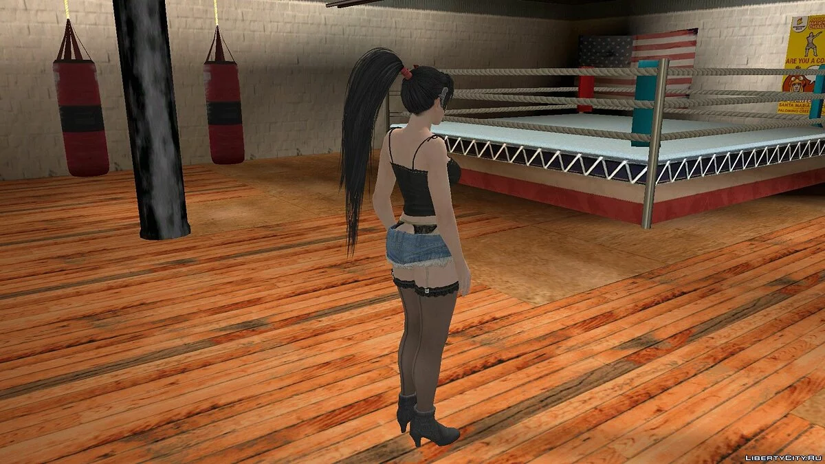 Momiji Dalam Celana Pendek Jeans / GTA San Andreas (iOS, Android)