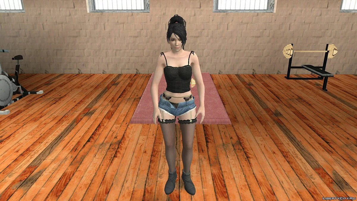 Momiji Dalam Celana Pendek Jeans / GTA San Andreas (iOS, Android)