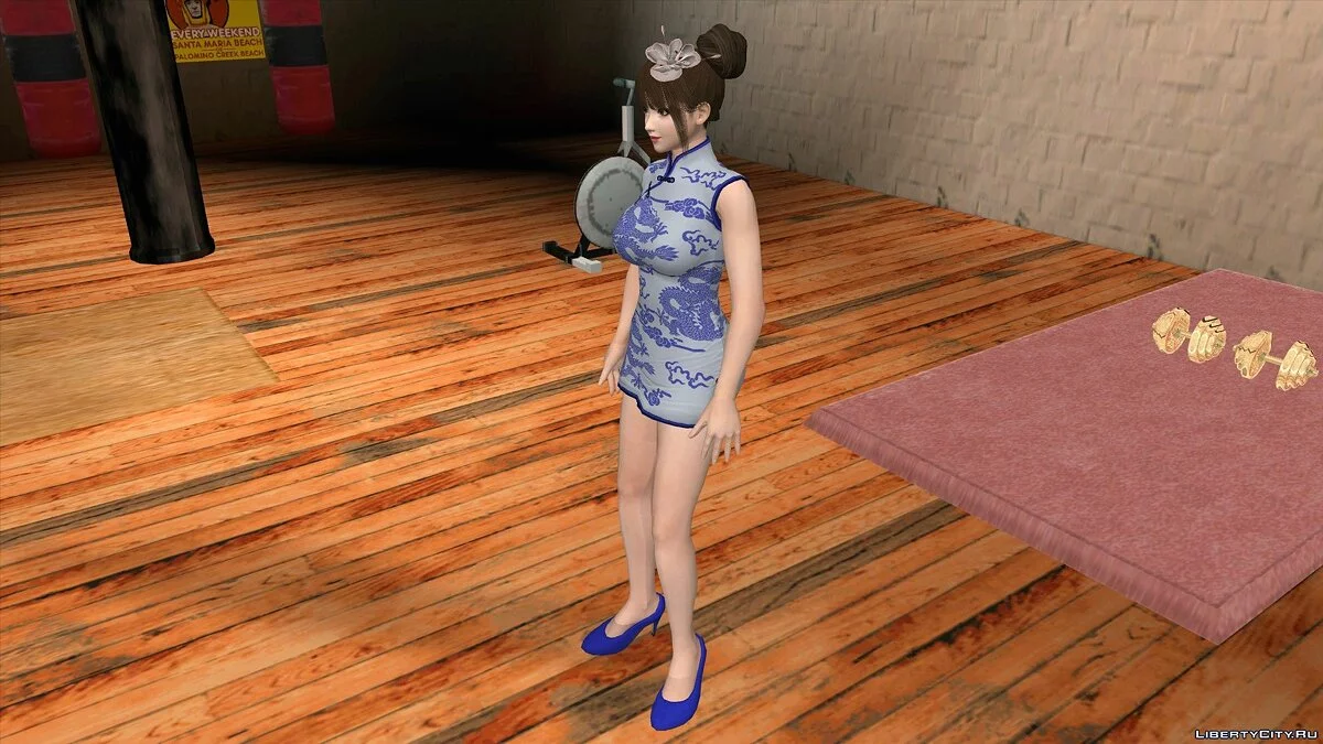 Naotora Li im Kleid / GTA San Andreas (iOS, Android)