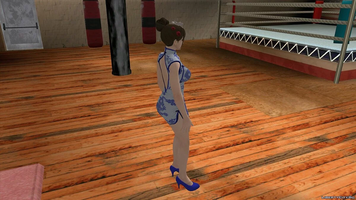 Naotora Li im Kleid / GTA San Andreas (iOS, Android)