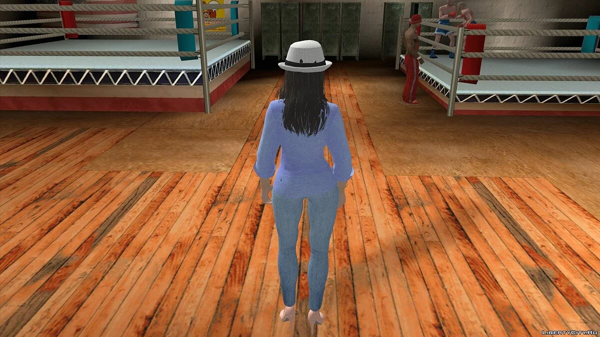 Naotora Li im Alltagskleidung / GTA San Andreas (iOS, Android)