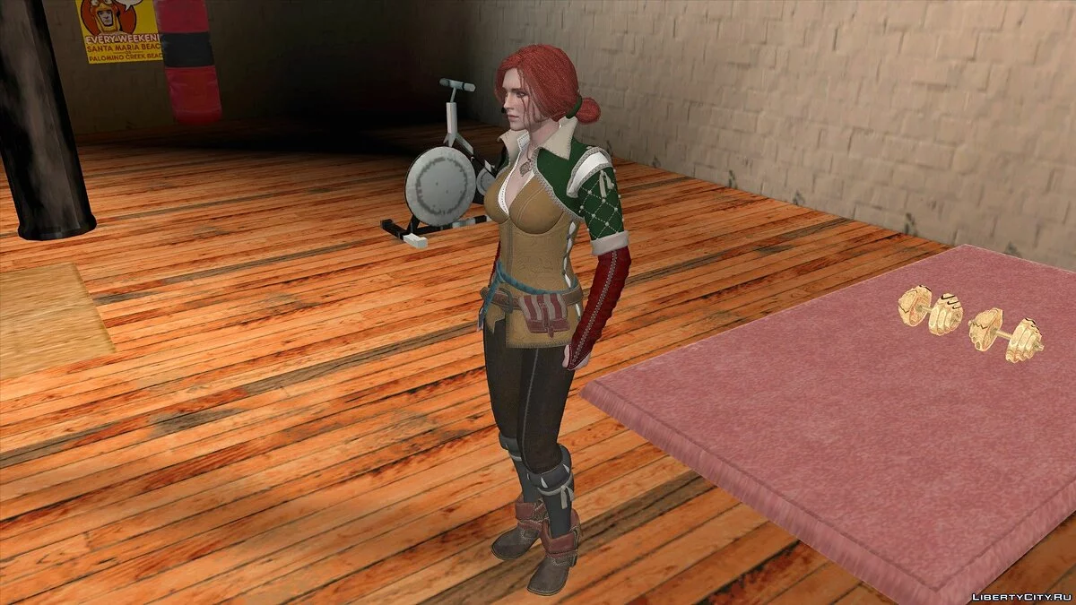 Трисс з The Witcher 3 / GTA San Andreas (iOS, Android)