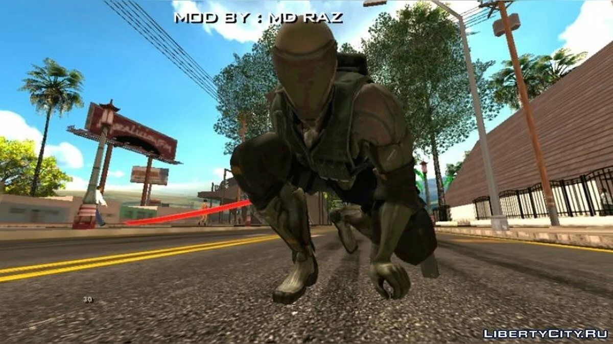 Enemy Skin MGR / GTA San Andreas (iOS, Android)