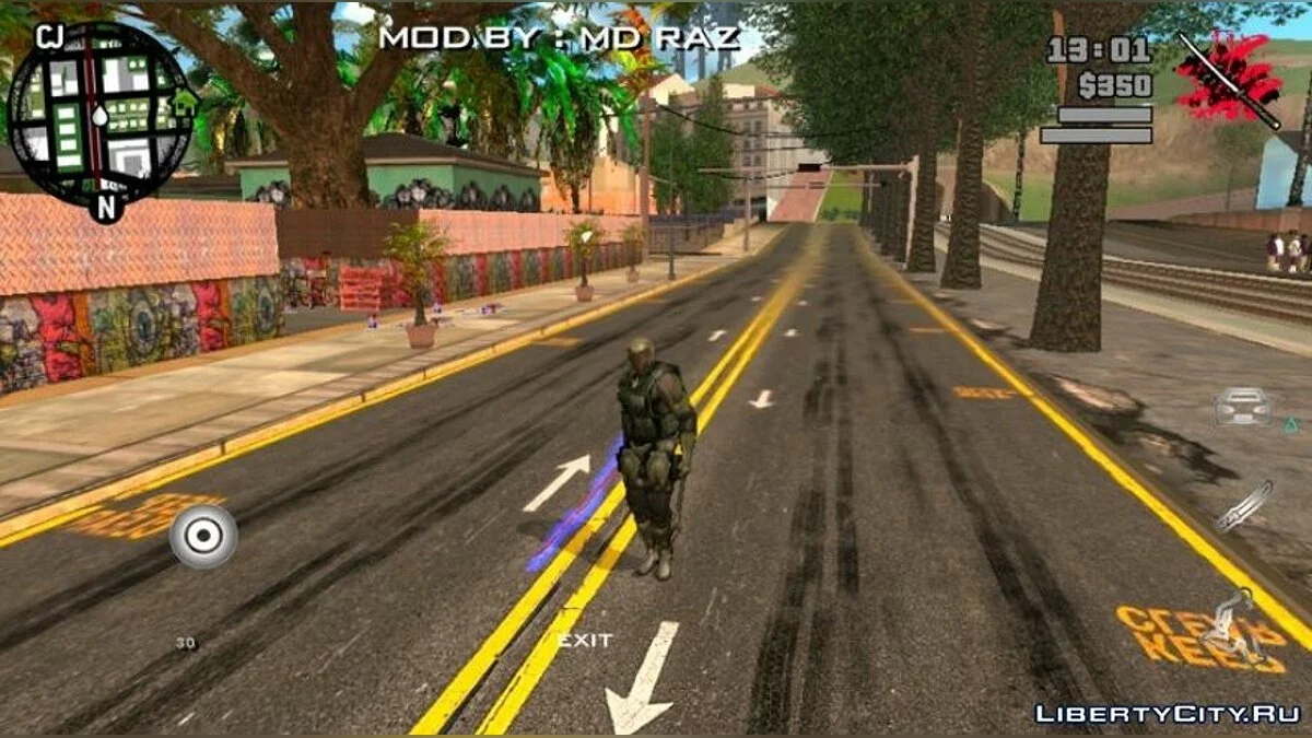 Enemy Skin MGR  / GTA San Andreas (iOS, Android)