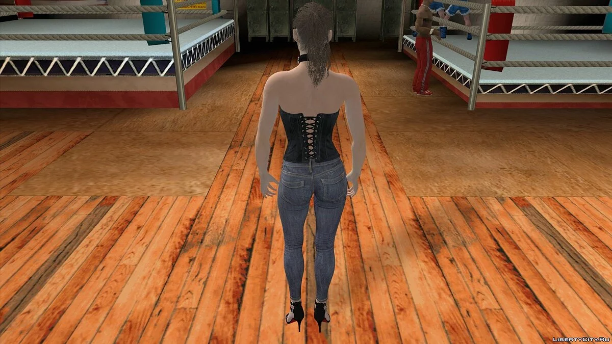 Клэр Редфилд в корсете / GTA San Andreas (iOS, Android)