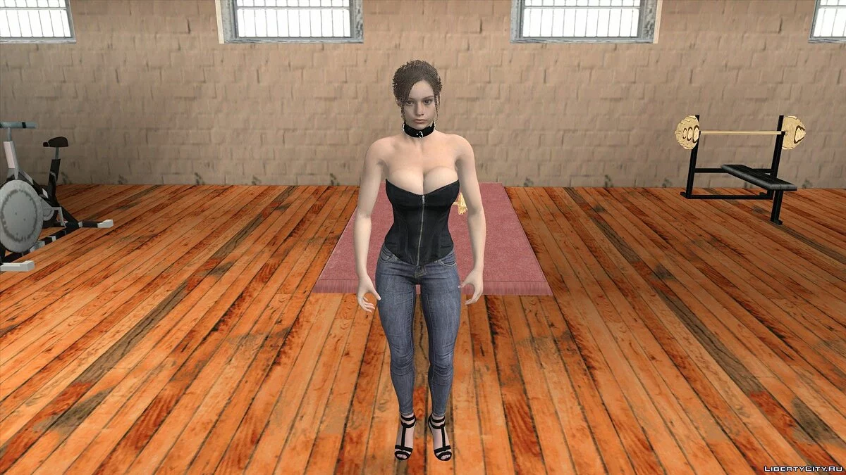 Клэр Редфилд в корсете / GTA San Andreas (iOS, Android)