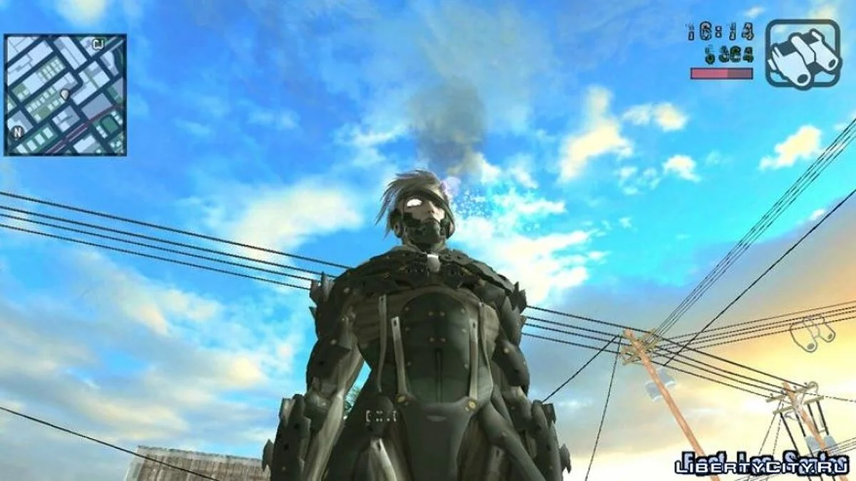 Райден з Metal Gear Rising / GTA San Andreas (iOS, Android)