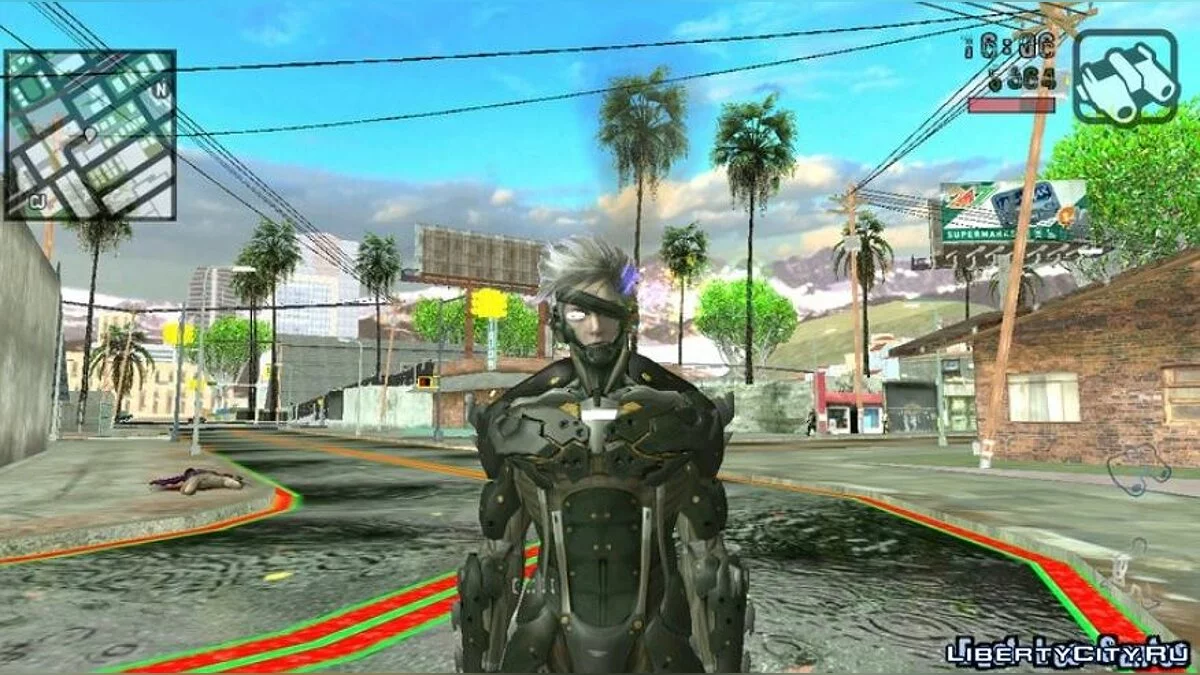 Райден з Metal Gear Rising / GTA San Andreas (iOS, Android)