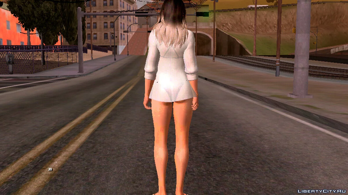 Лара Крофт у купальнику v2 / GTA San Andreas (iOS, Android)