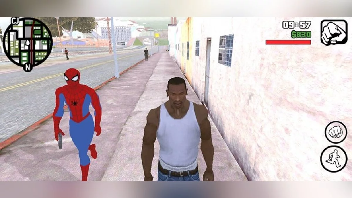 Людина-павук / GTA San Andreas (iOS, Android)