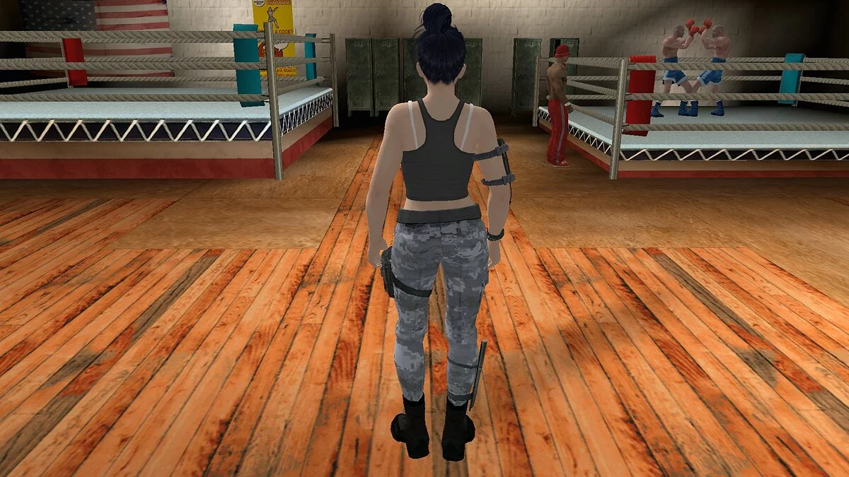Ніотенгу в костюмі морського піхотинця / GTA San Andreas (iOS, Android)