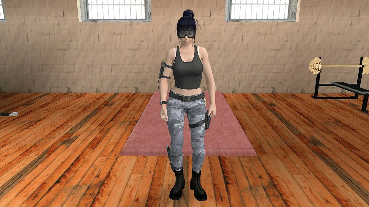 Ніотенгу в костюмі морського піхотинця / GTA San Andreas (iOS, Android)