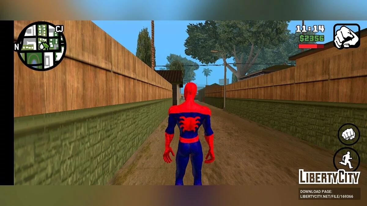 Modèle de Spider-Man / GTA San Andreas (iOS, Android)