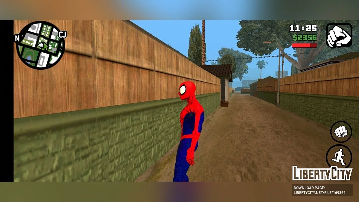 Modèle de Spider-Man / GTA San Andreas (iOS, Android)