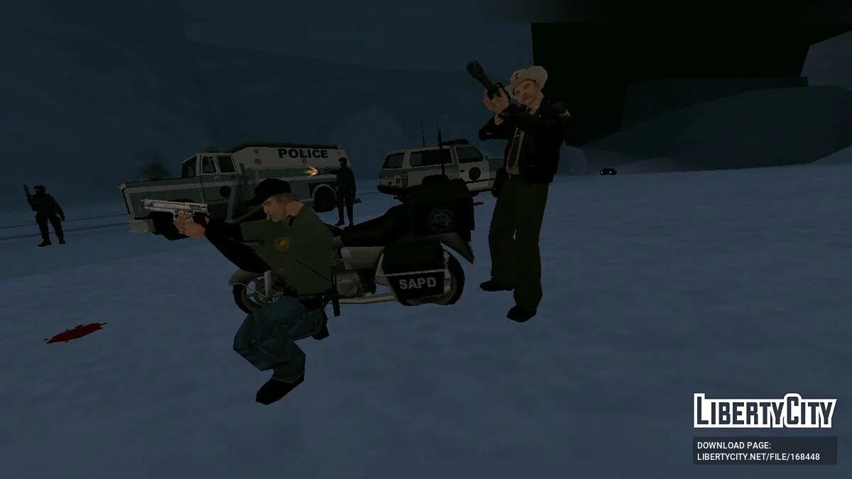 Kumpulan Pejalan Kaki Musim Dingin V2 / GTA San Andreas (iOS, Android)