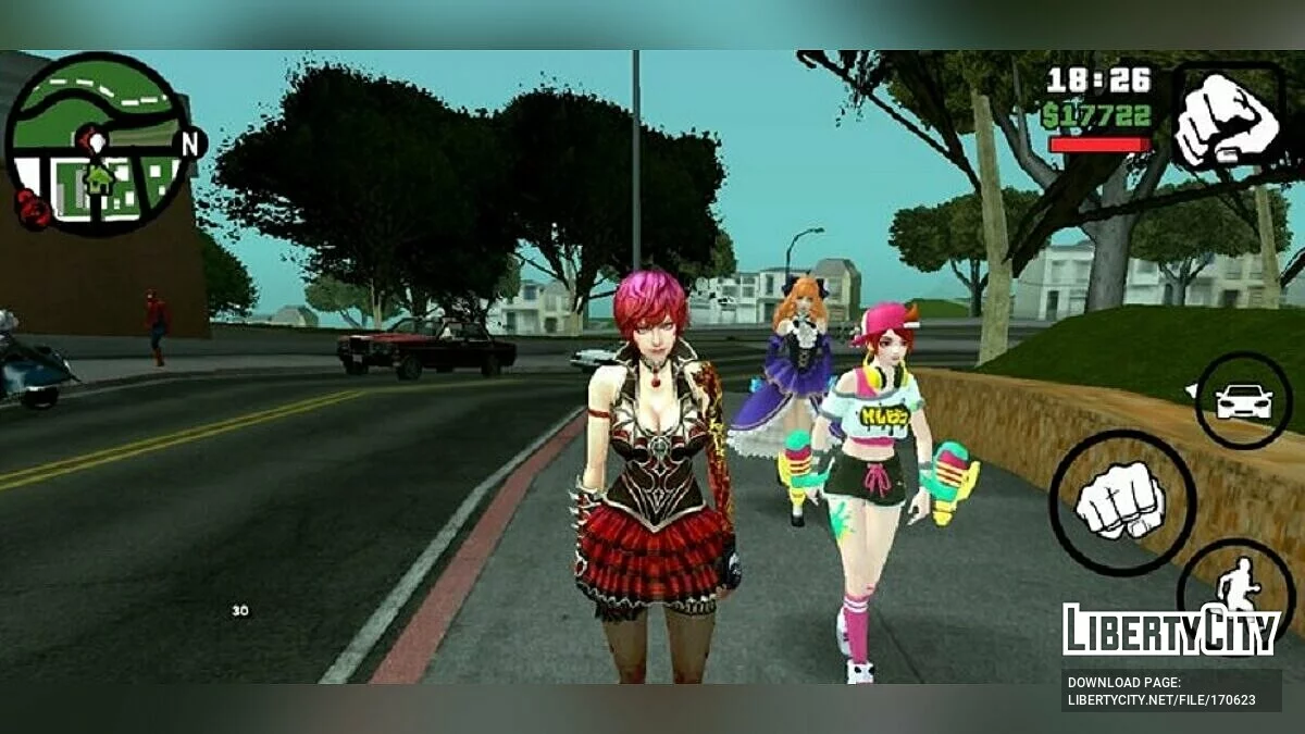 Elisabeth und Sonya / GTA San Andreas (iOS, Android)