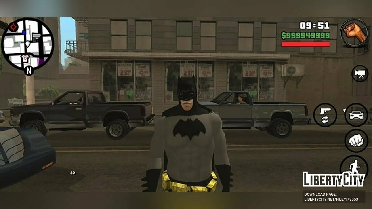Бэтмен / GTA San Andreas (iOS, Android)