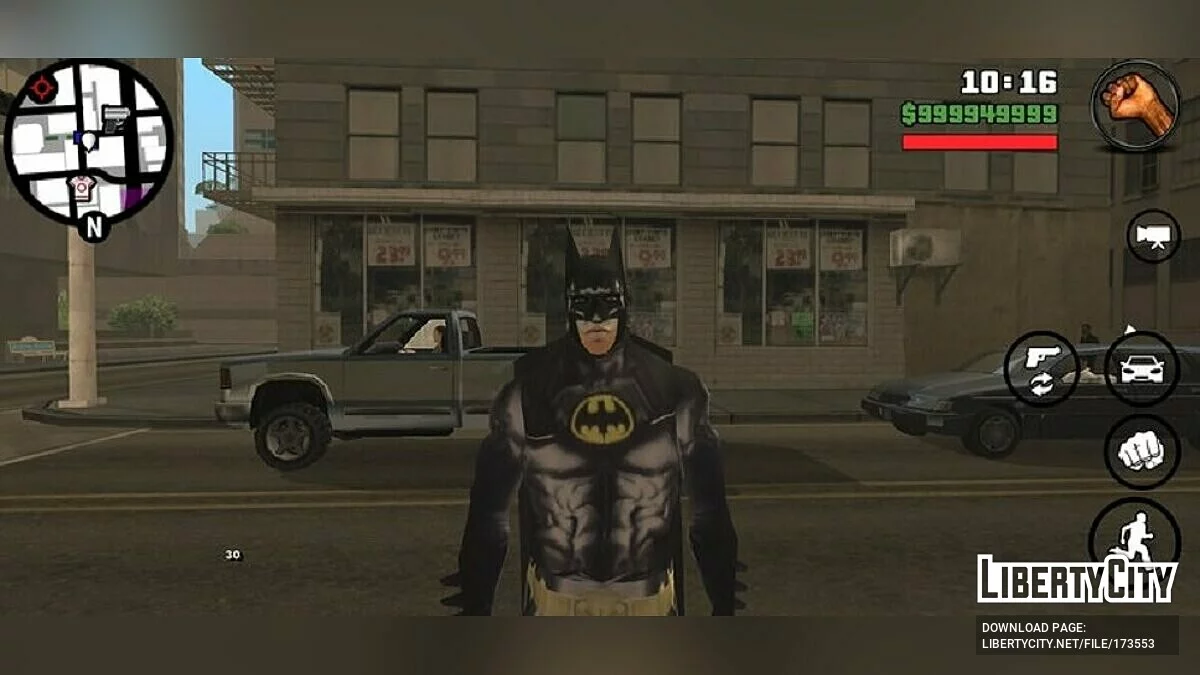 Бэтмен / GTA San Andreas (iOS, Android)