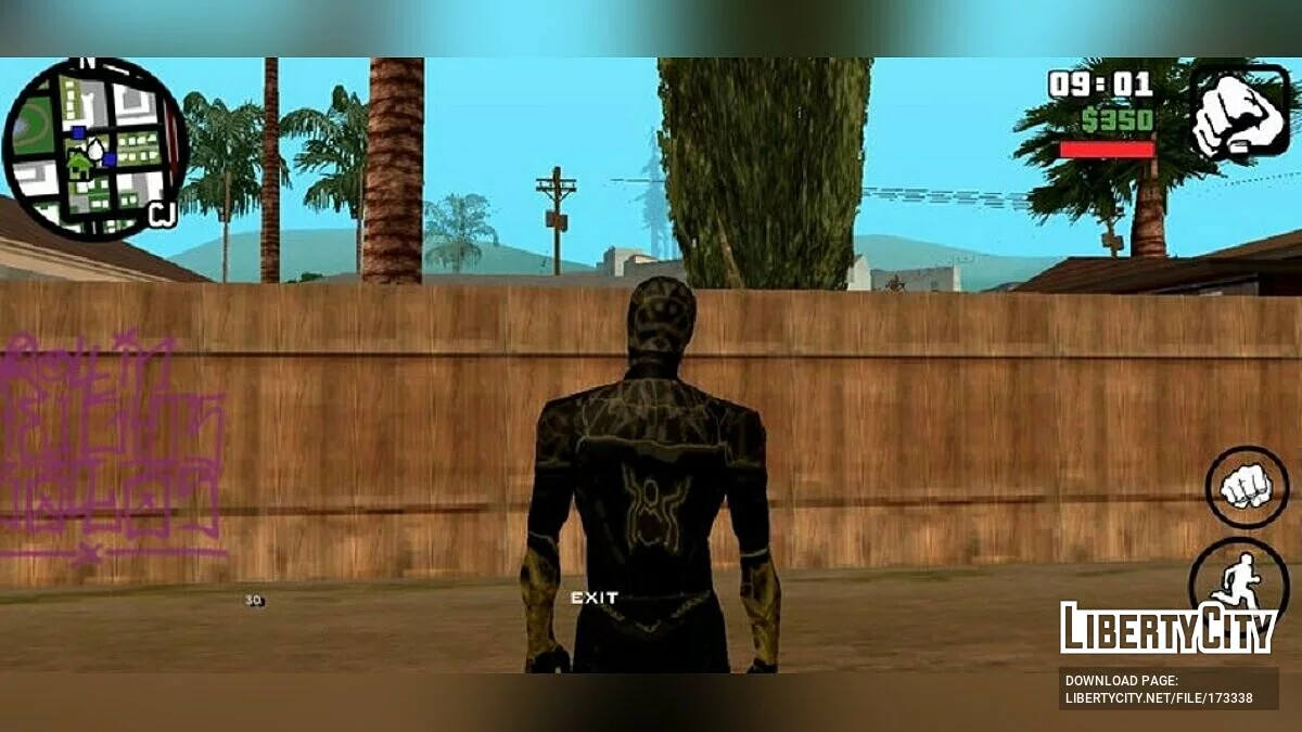 Spider-Man (Black & Gold) / GTA San Andreas (iOS, Android)