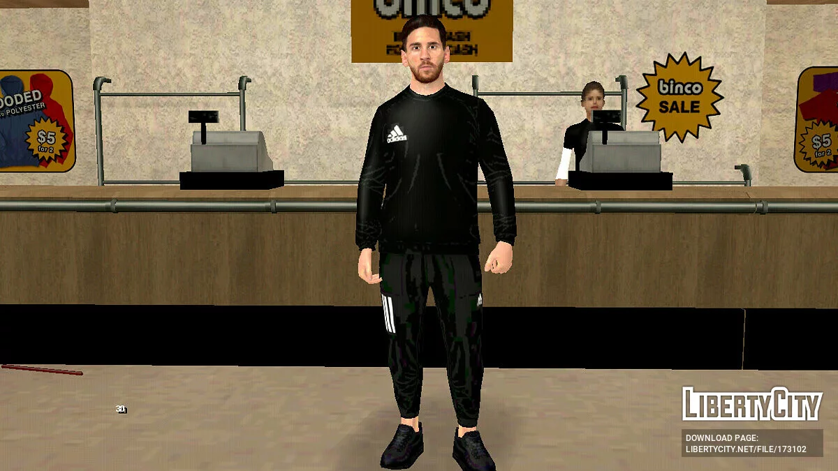 Кріштіану Роналду та Ліонель Мессі / GTA San Andreas (iOS, Android)