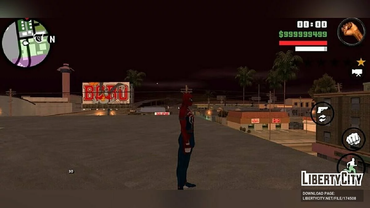 Homme araignée / GTA San Andreas (iOS, Android)