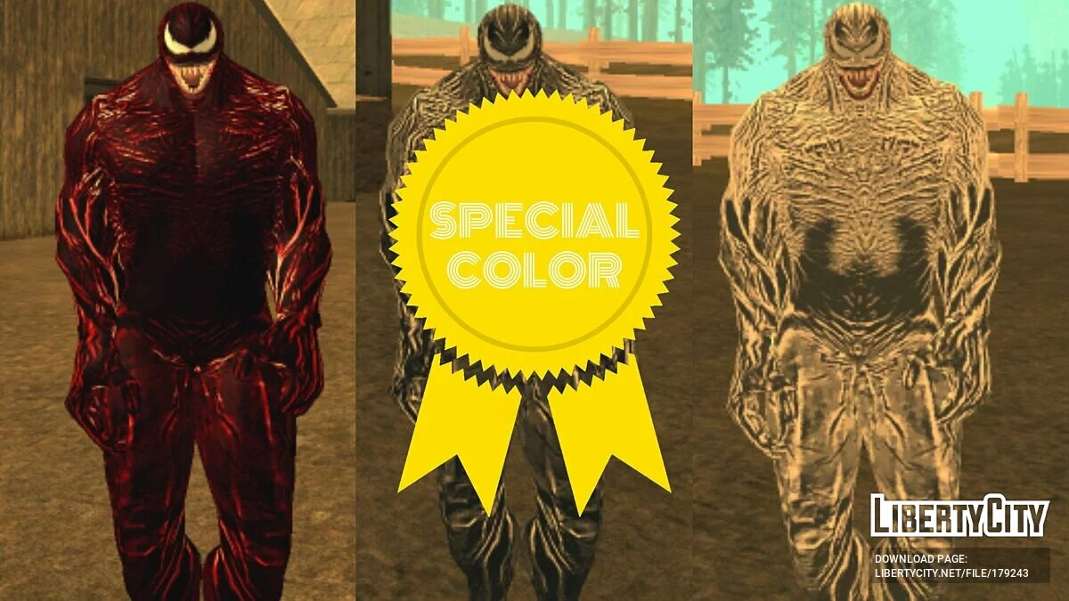 Кольоровий Venom / GTA San Andreas (iOS, Android)