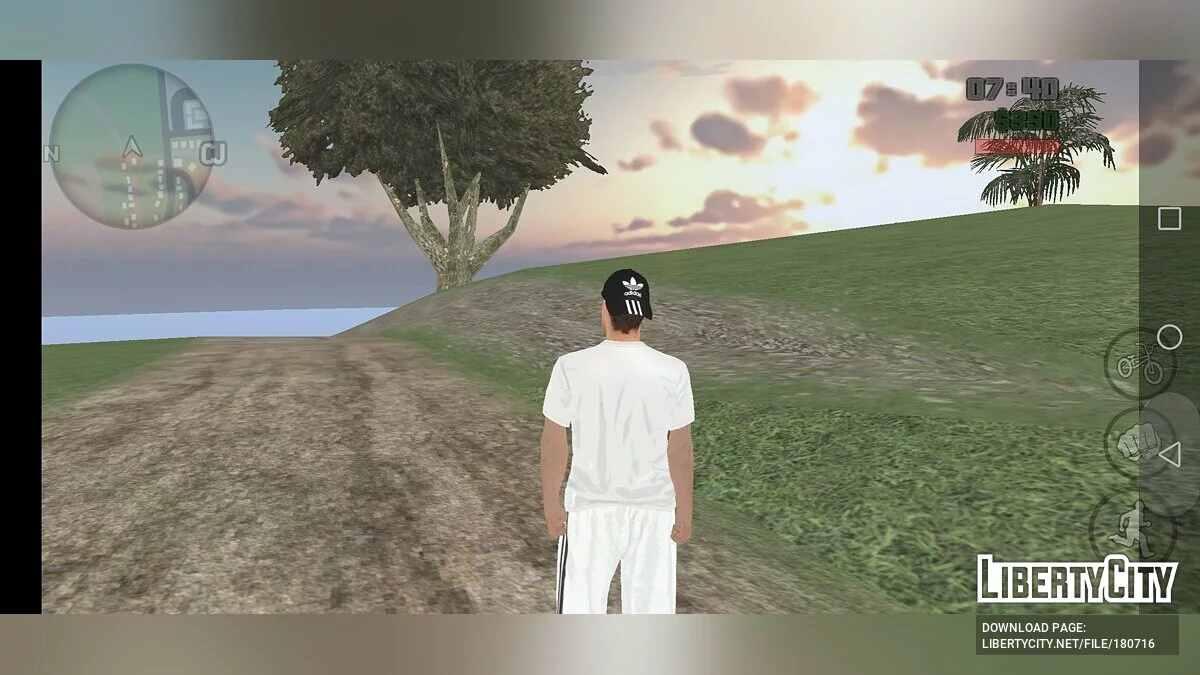 Чоловік в одязі Adidas / GTA San Andreas (iOS, Android)