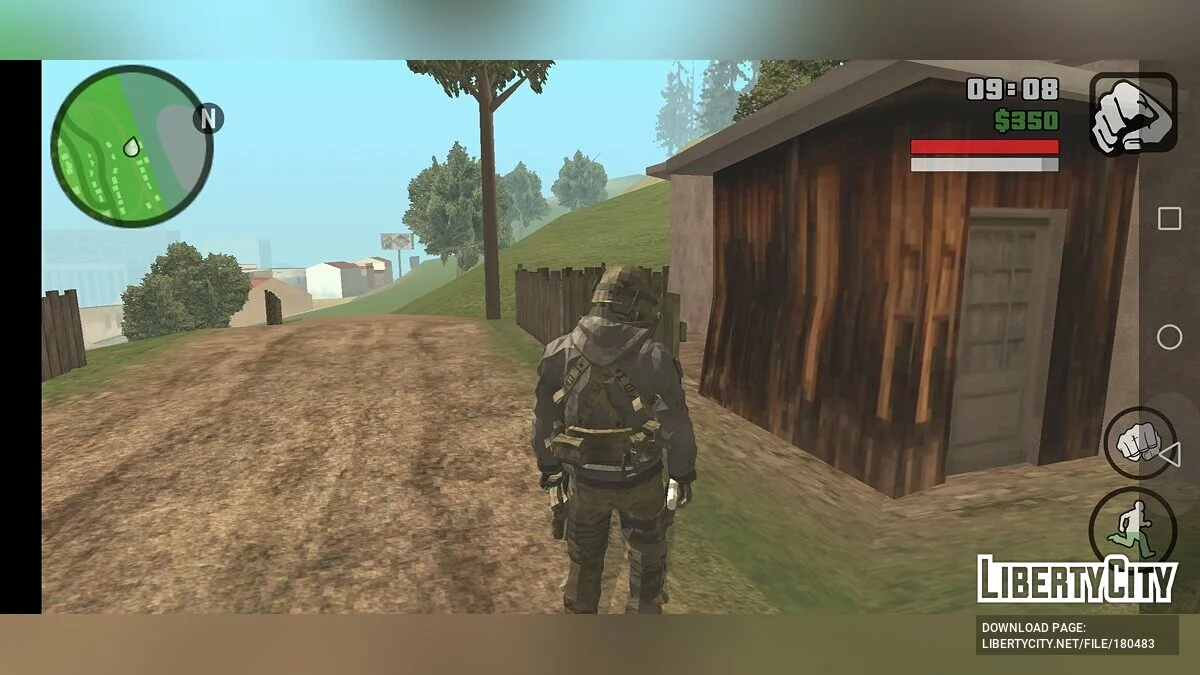 جلود من Call of Duty - Modern Warfare / GTA سان أندرياس (iOS، أندرويد)
