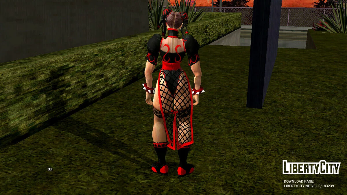Chun Li in Sexy Outfit / GTA San Andreas (iOS, Android)