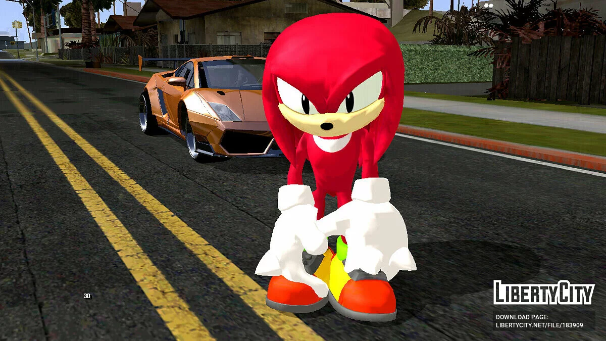 Echidna Knuckles / GTA San Andreas (iOS, Android)